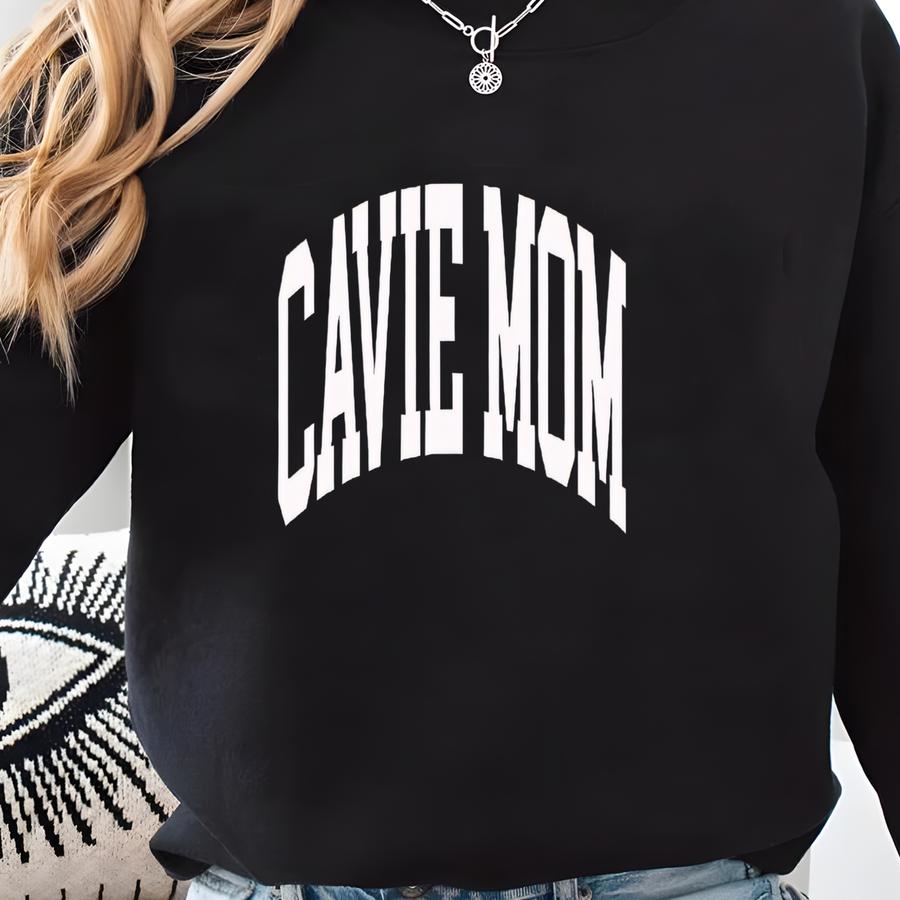 Cavie Mom Sweatshirt, Cavie Mama Dog Mom, Cavalier King Charles Spaniel, Unisex Crewneck Sweater Sweatshirt