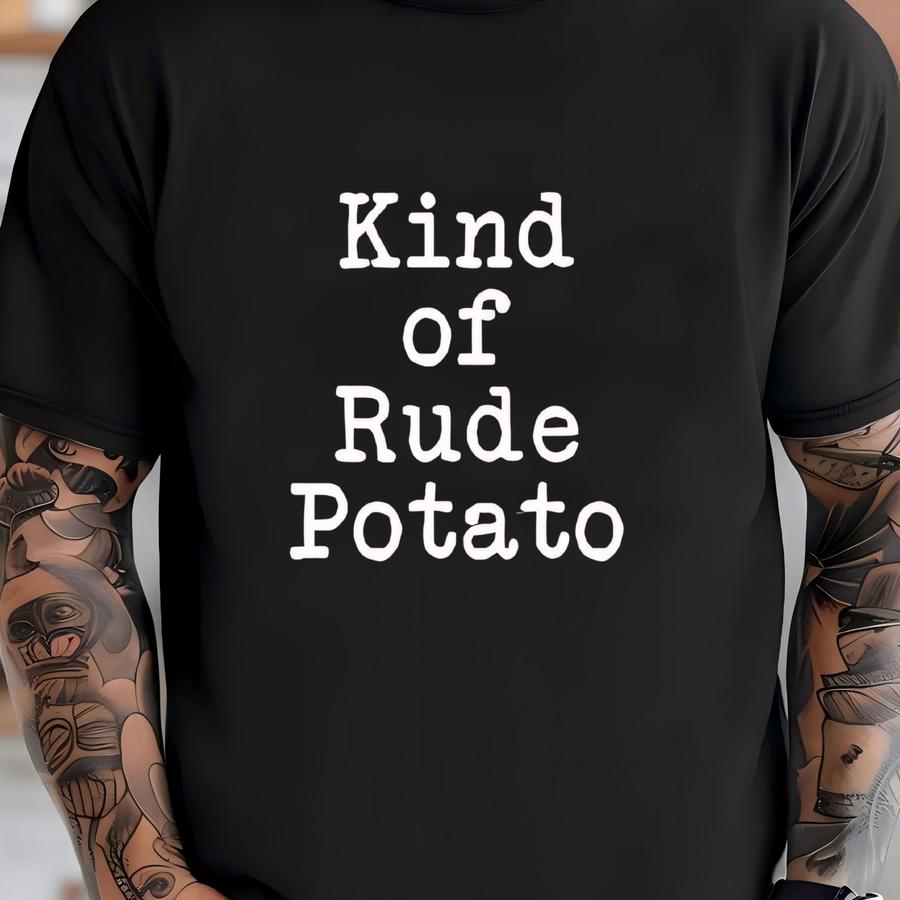 Funny Thanksgiving Couple Shirts, Sweet Potato Rude Potato Long Sve, 12493 T-shirt