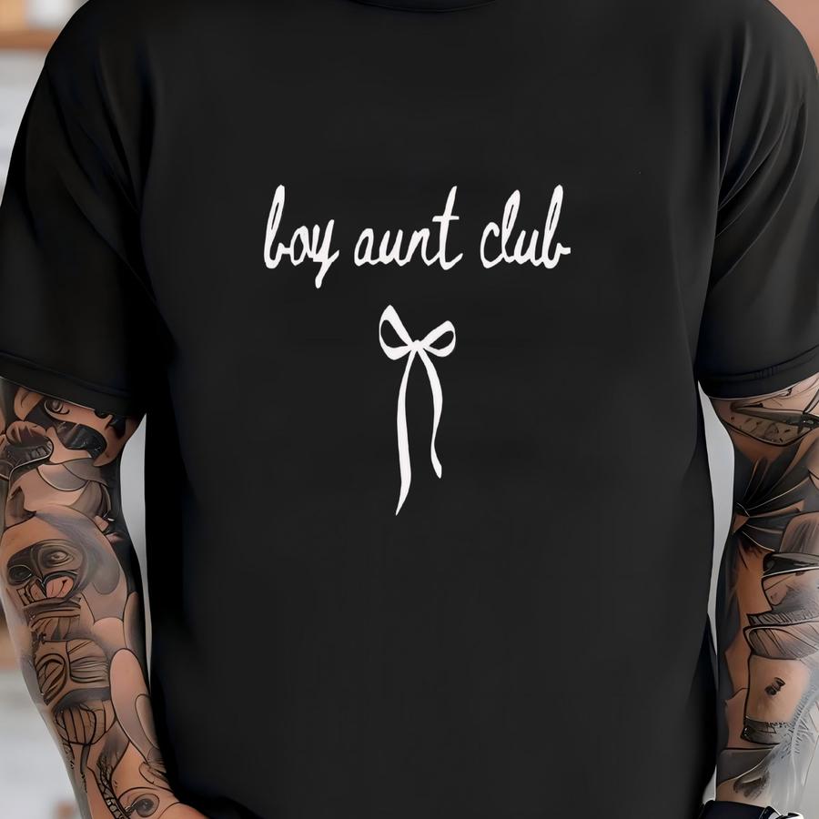® Boy Aunt Club Shirt Auntie Shirt Gift For Aunt Shirt New Aunt Shirt Proud Aunt Shirt Boy Mom Aunt Shirt Cool Aunt Tee T-shirt
