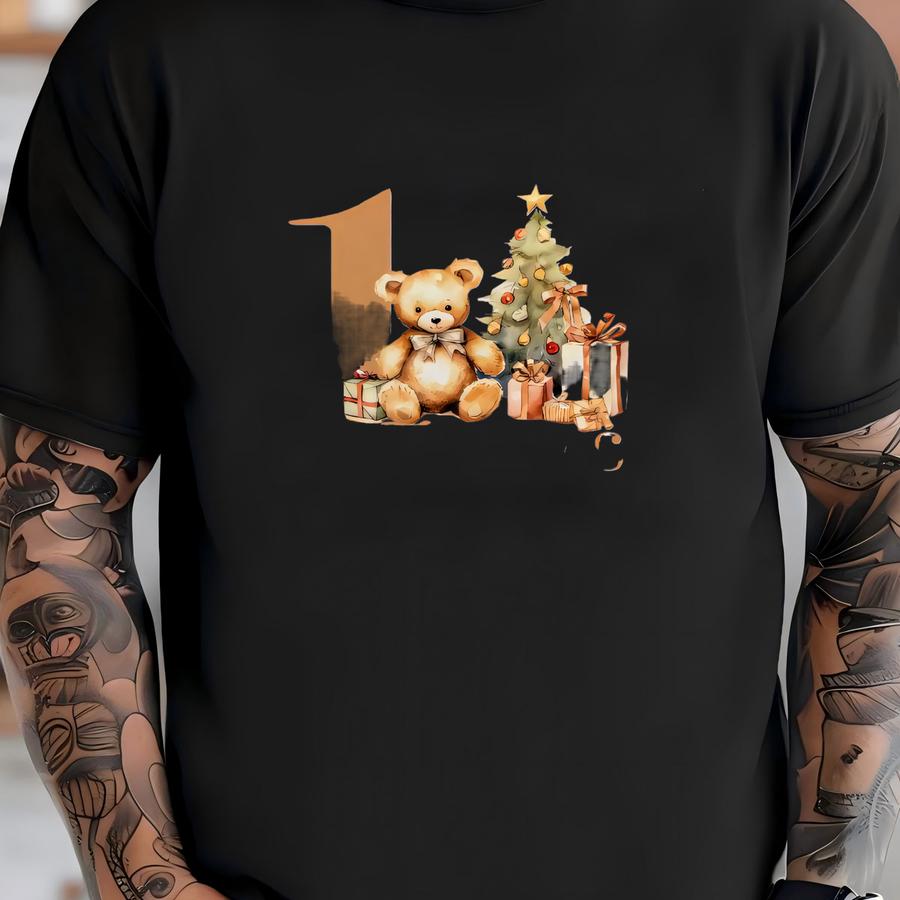 1st Christmas Baby Sweatshirt, Infant Toddler Xmas Shirt, Baby's First Holiday Clothes, Newborn First Christmas Outfit, Personalized Baby T-shirt