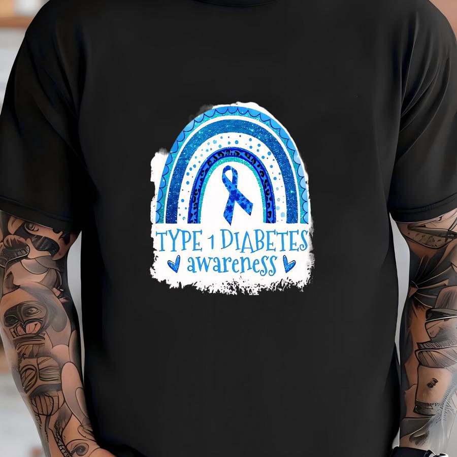 Type 1 Awareness Sweatshirt, Gift For Diabetic, Insulin Hoodie, Awareness Month Gift, Awareness Shirt, Diabetes Awareness Hoodie T-shirt