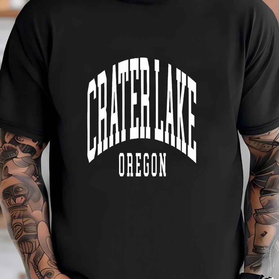 Crater Lake , Crater Lake Sweatshirt, Gift For Her, Crewneck Sweatshirt, Travel Sweatshirt T-shirt