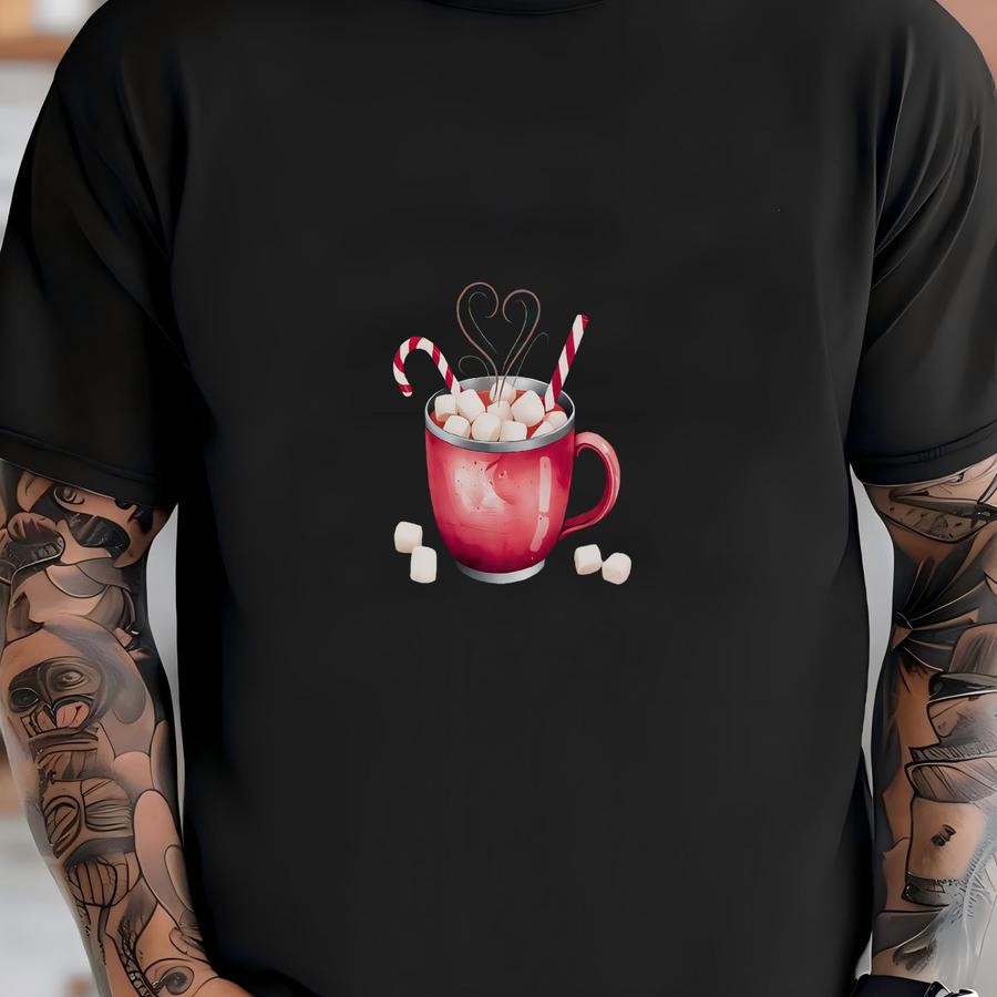 Christmas Sweaters Hot Chocolate Shirt Winter Sweatshirts Christmas Sweater Christmas Shirt Christmas Sweatshirt Hot Chocolate Lover Gifts T-shirt