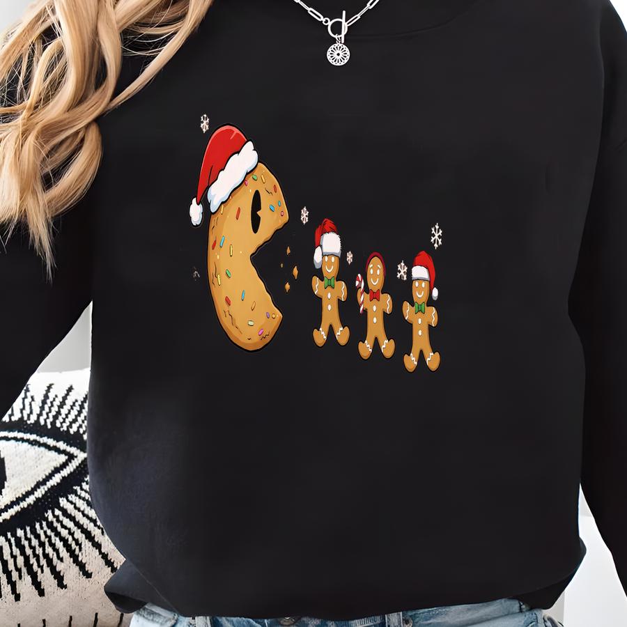 Funny Christmas Gingerbread Shirt Humor Holiday Tee For Women Sarcastic Xmas T-shirt Christmas Cookie Baker T Shirt Hilarious Sweatshirt