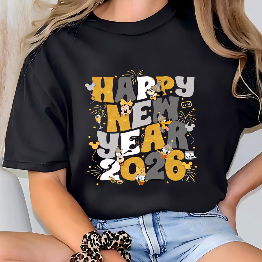 Happy New Year's Eve Sweatshirt,  Friends Sweater, Lunar New Year Eve Shirt, 2026 Celebrations Gifts T-shirt