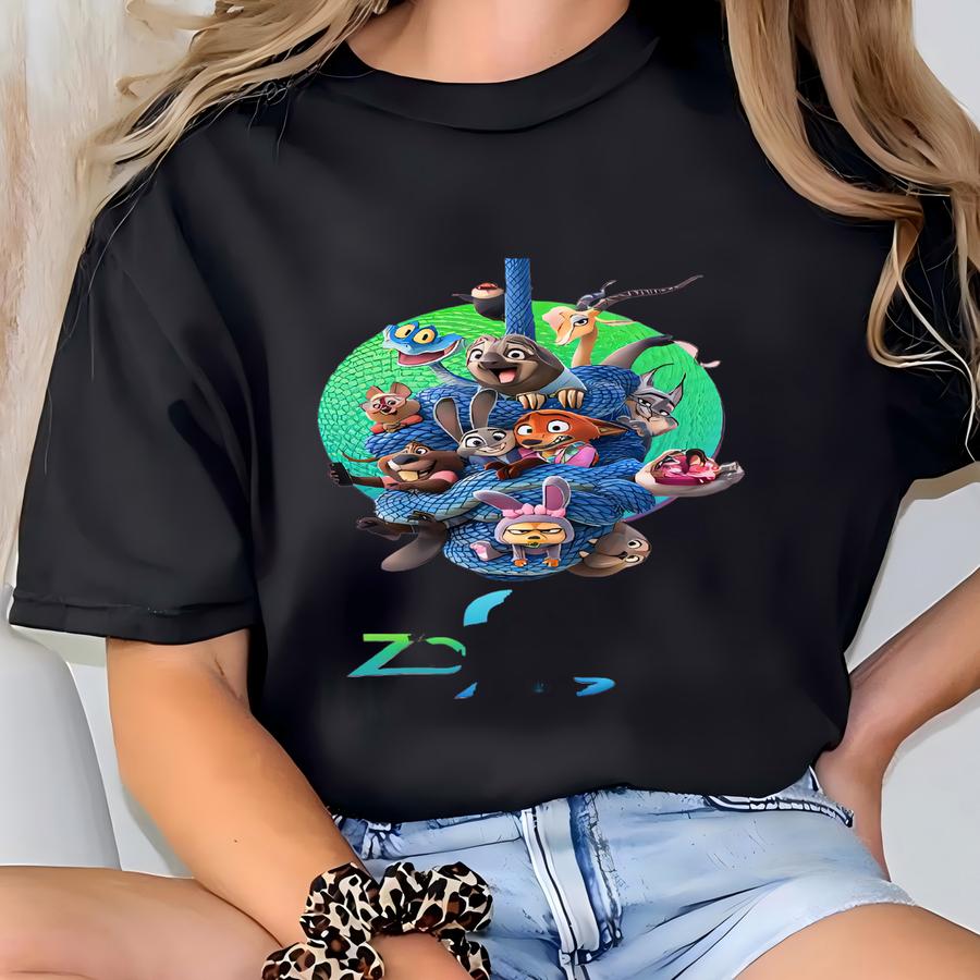 Zootopia 2 Shirt, , Zootopia Characters Shirt,judy Hopps Nick Wilde Gary De'snake Shirt, Land Zootopia Tee 163863 T-shirt