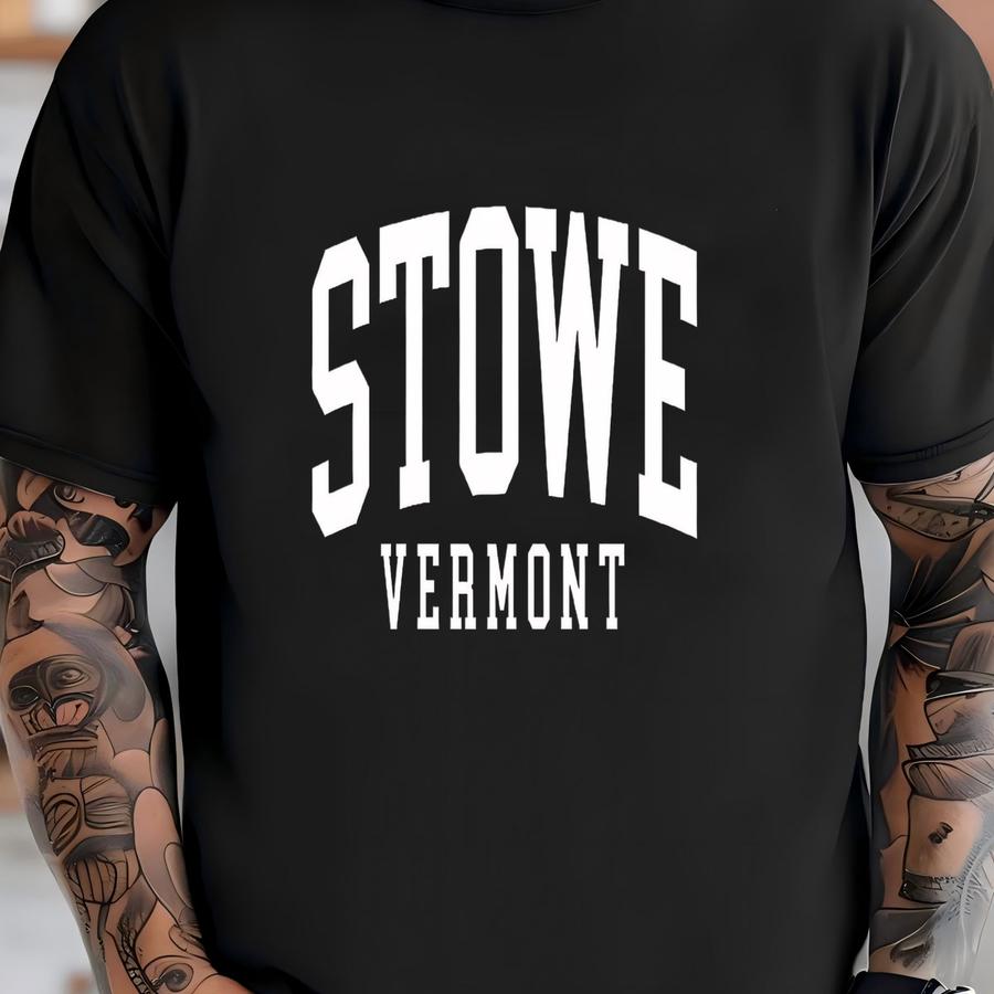Stowe Vermont, Stowe Sweatshirt, Crewneck Sweatshirt, Gift For Her, Travel Sweatshirt T-shirt