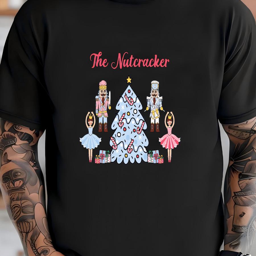 ® Christmas Nutcracker Shirt, Chinoiserie Nutcracker Shirt, Christmas Hoodie, Christmas Party Nutcracker T Shirts T-shirt