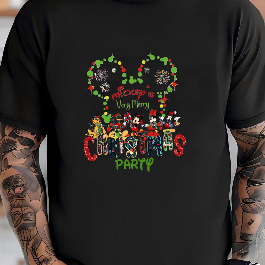 ’s Very Merry Christmas Party Sweatshirt, Character Holiday Hoodie T-shirt