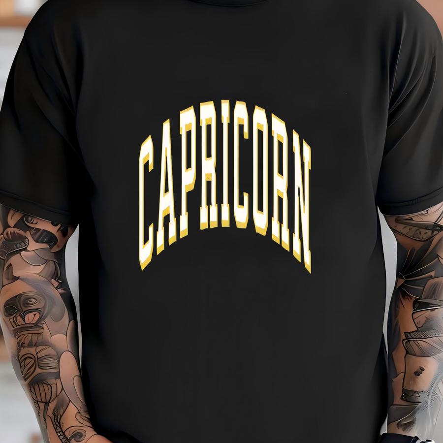 Capricorn Tee, January Birthday, Zodiac Gift, Astrology Gift, Horoscope Tote, Capricorn , Capricorn Gift, T-shirt