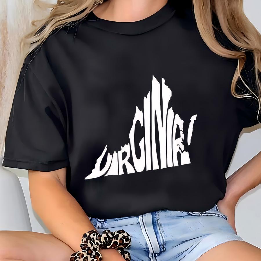 Virginia Tank Top, Unique Map Tank Top For Women, Home State Pride, Great Gift For Virginia Enthusiasts And Travelers T-shirt