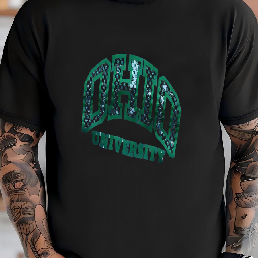 Vintage 90’s Ohio Bobcats Ncaa University Custom Dye Crewneck Sweatshirt Large T-shirt