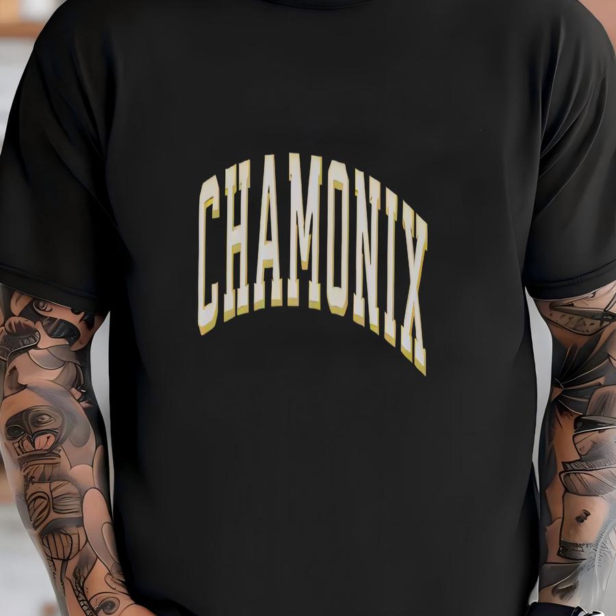 Chamonix Tshirt, Chamonix Gifts, Chamonix France, Skiing Gift, Skiing Shirt, Chamonix Shirt T-shirt