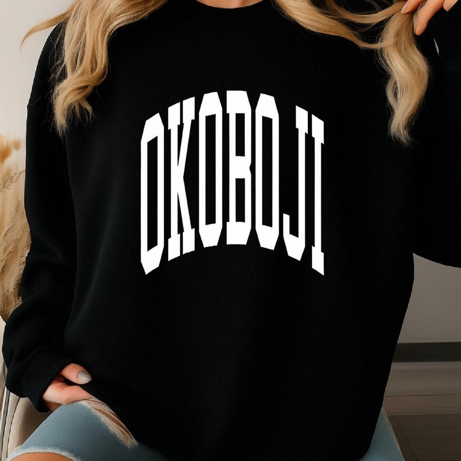 Okoboji Sweatshirt, Okoboji Iowa, Crewneck Sweatshirt, Lake Okoboji, Travel Sweatshirt, Gift For Her Sweatshirt
