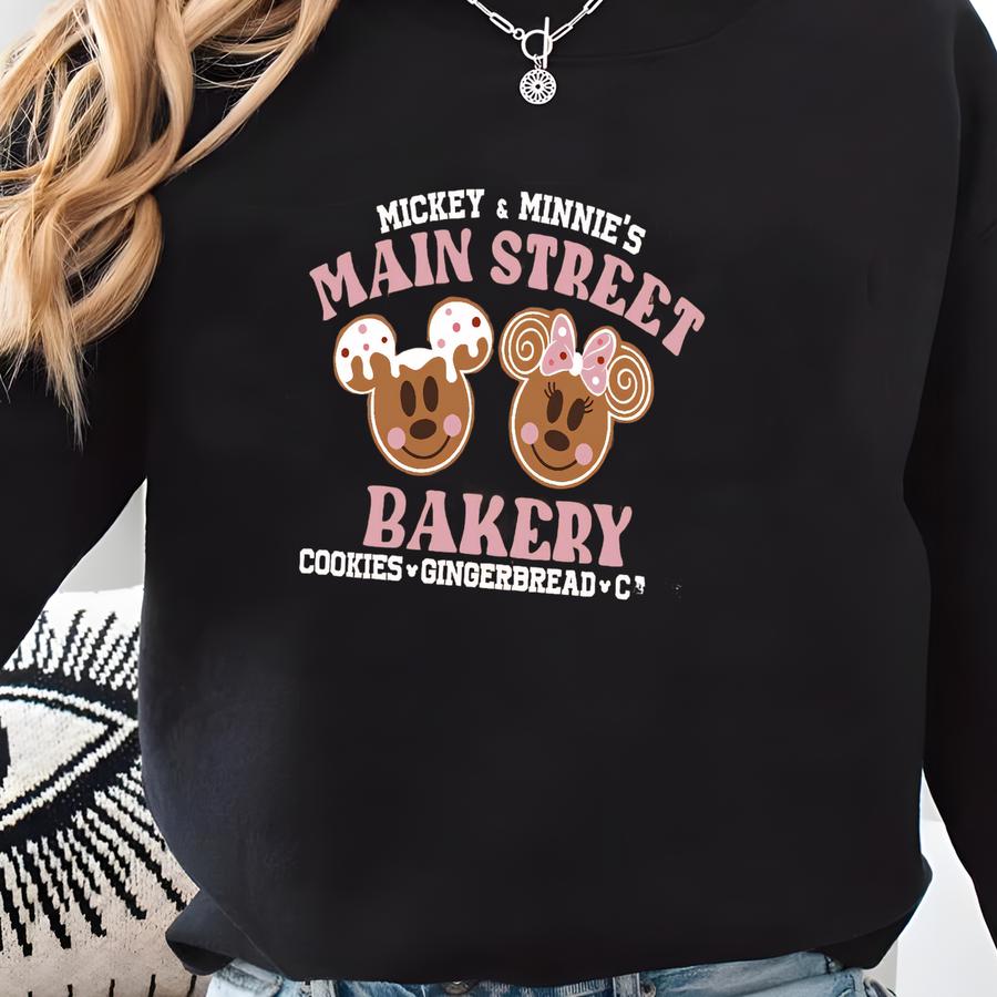And Main Street Bakery Shirt, Christmas Gingerbread Shirt, Christmas Shirt, Christmas Shirt Sweatshirt