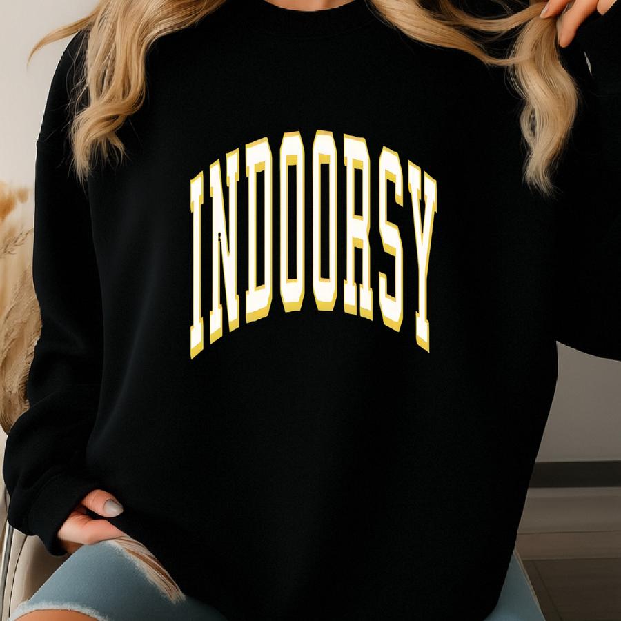 Indoorsy Tee, Homeboody Gift, Introvert Shirt, Indoorsy Shirt, Funny Homebody Shirt, Funny Tote, Sweatshirt