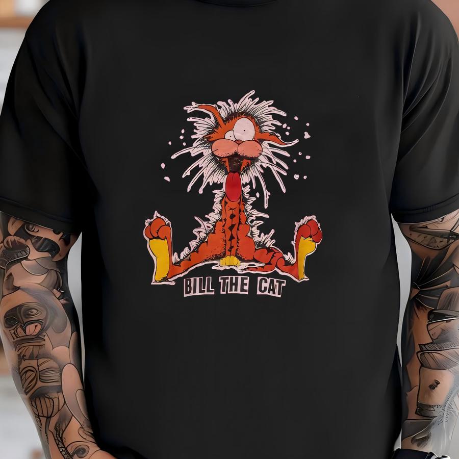 Vintage 80's Bill The Cat Cartoon Graphic Tee Size Small T-shirt