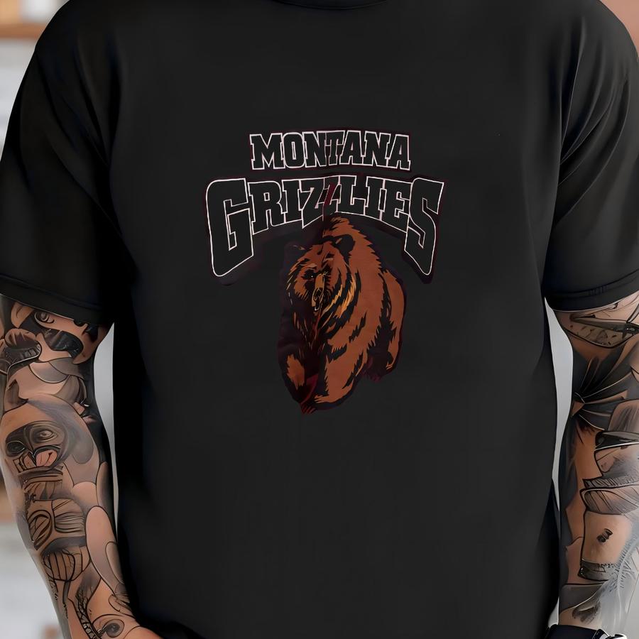 Vintage 90's University Of Montana Grizzlies Logo Sweater Size Xxl T-shirt