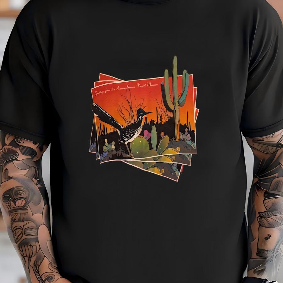 Vintage Arizona Sonora Desert Museum Nature Gradient Graphic Tee Size Xl T-shirt