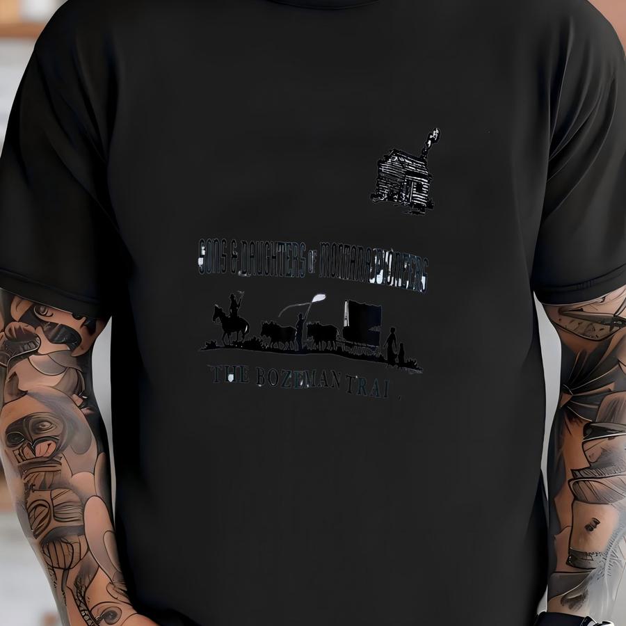 Vintage 90's Bozeman Trail Western Pioneer Graphic Tee Size Xl T-shirt