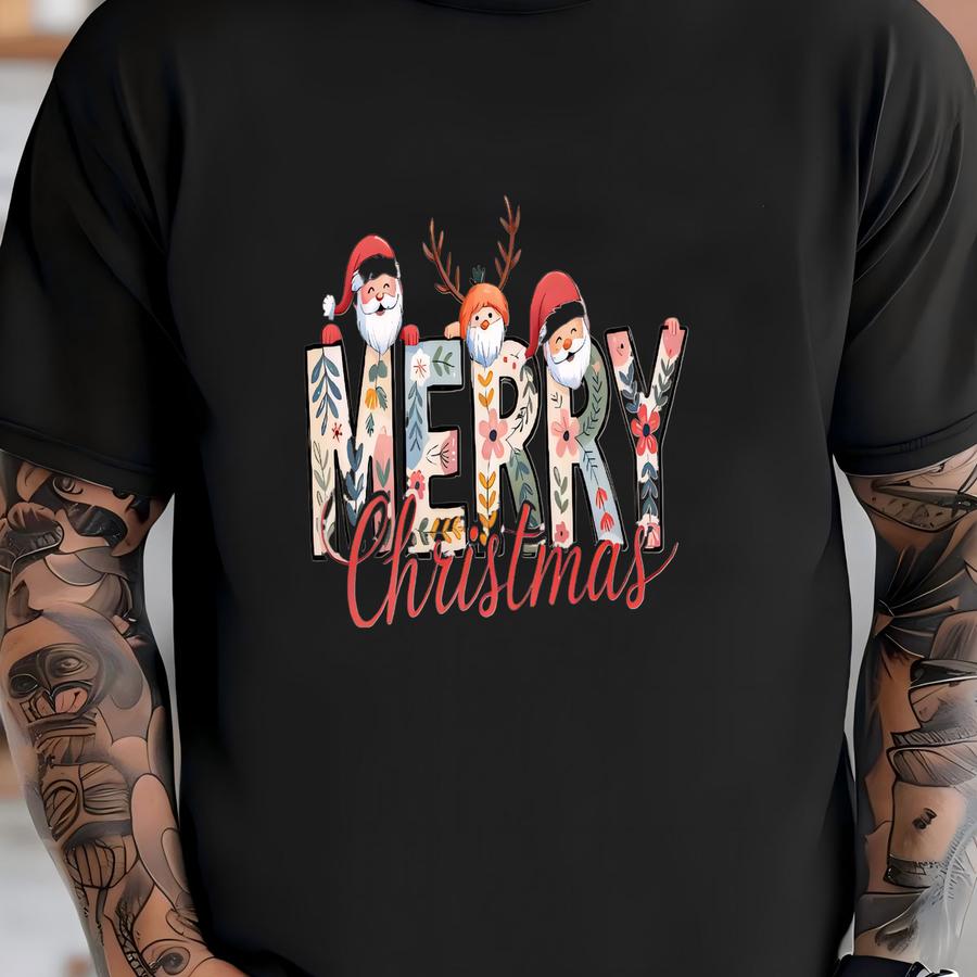 Christmas Sweatshirt, Merry Christmas Sweatshirt, Holiday Sweater, Christmas Gift, Santa Sweat, Cute Christmas Sweat T-shirt