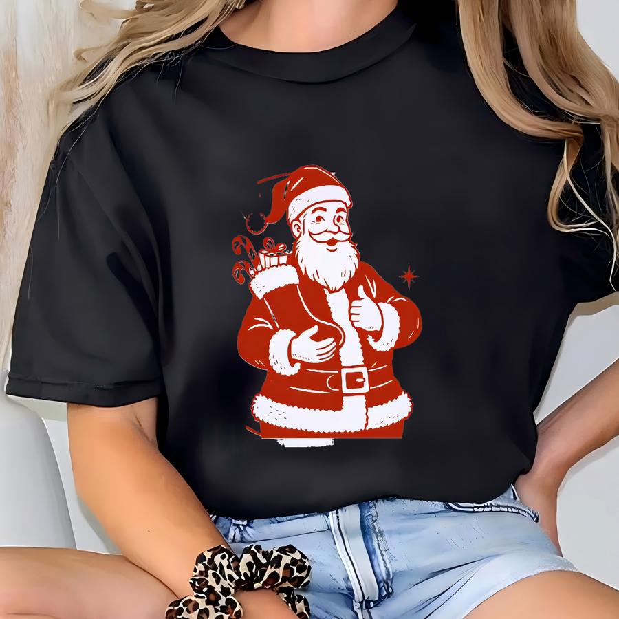 Funny Christmas Couple Shirt, Matching Holiday Shirt, Christmas Husband Wife Gifts, Jingle His Bells, Xmas Party Shirt, Stuff Her Stocking T-shirt