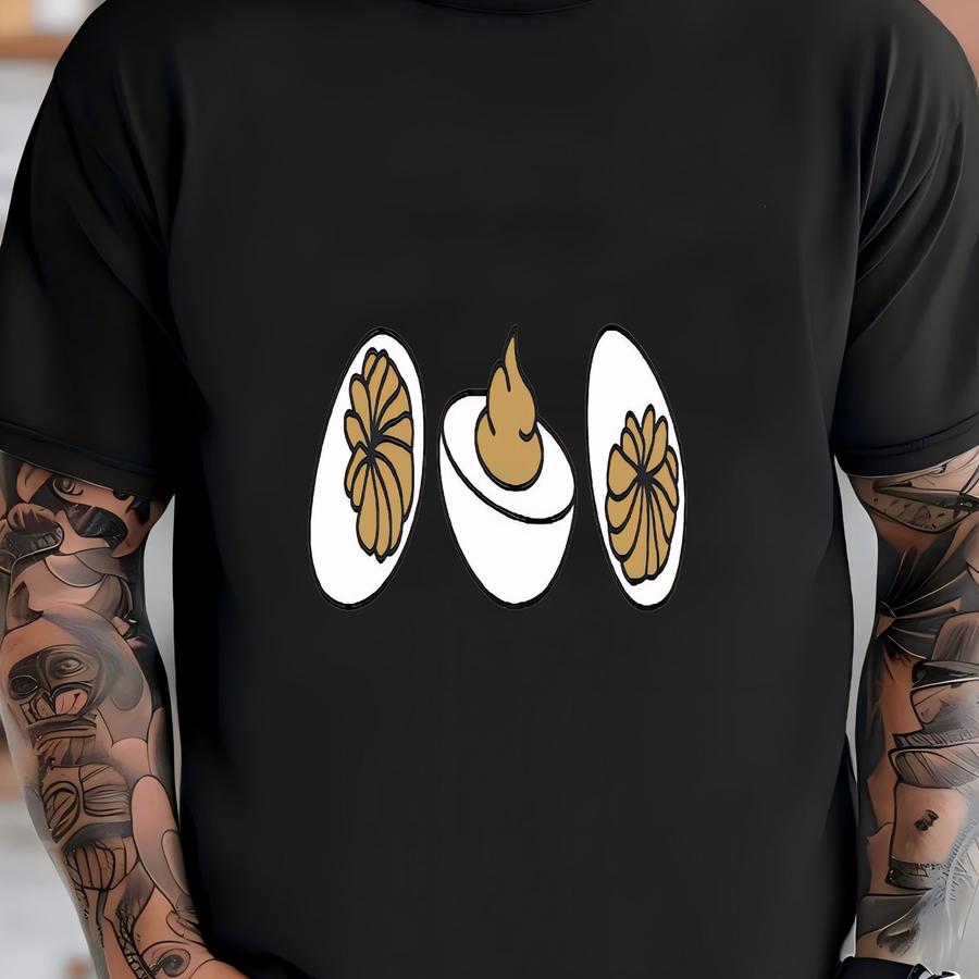 Deviled Eggs Sweatshirt, Funny Thanksgiving Dinner Crewneck (dev21) T-shirt