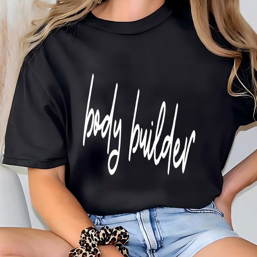 ® Body Builder Hoodie, Cute Pregnant Shirt, Funny Maternity Tee, Mom To Be Gift, Baby Announcement Top, Expecting Mom Shirts T-shirt