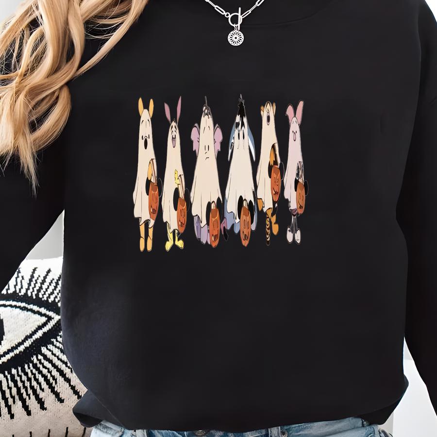 And Friends Ghost Halloween Sweatshirt, Boo To You 's Not So Scary Party Hoodie,wdw Land Family Trip Shirt Sweatshirt