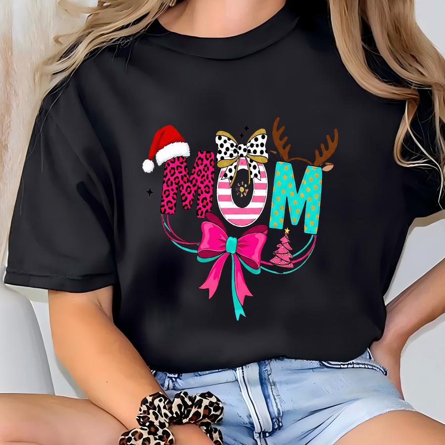 ® Mom Christmas Gift Shirt | Christmas Mom Shirt, Christmas Mama Shirt Mama Claus Shirt Holiday Mom Shirt Family Christmas Mom T-shirt