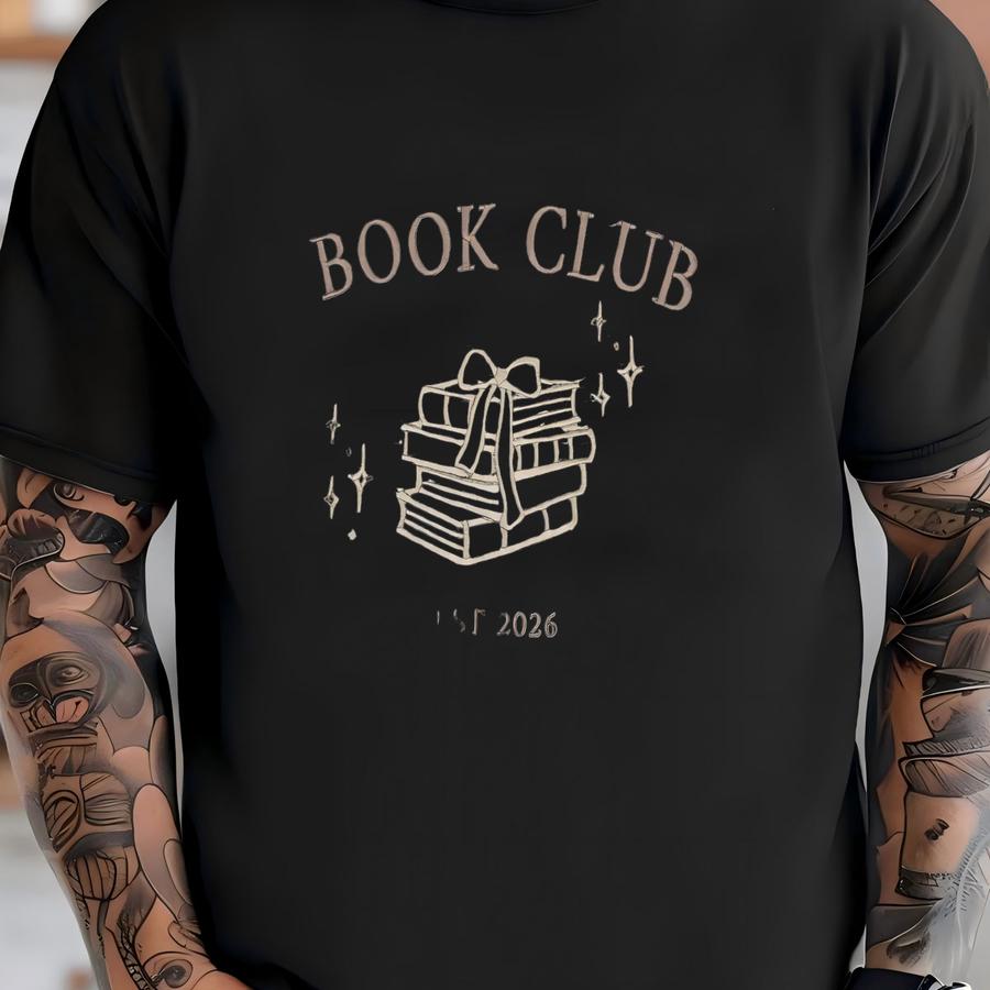 Custom Book Club Sweatshirt Hoodie: Bookish Novel Reader Gift T-shirt