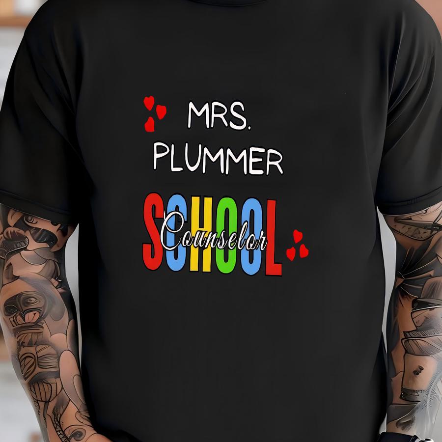 School Counselor Stainless Steel Tumbler Mug Gift, Personalized Counselor Stainless Steel Travel Coffee Tumbler Mug, Gift For Counselor T-shirt