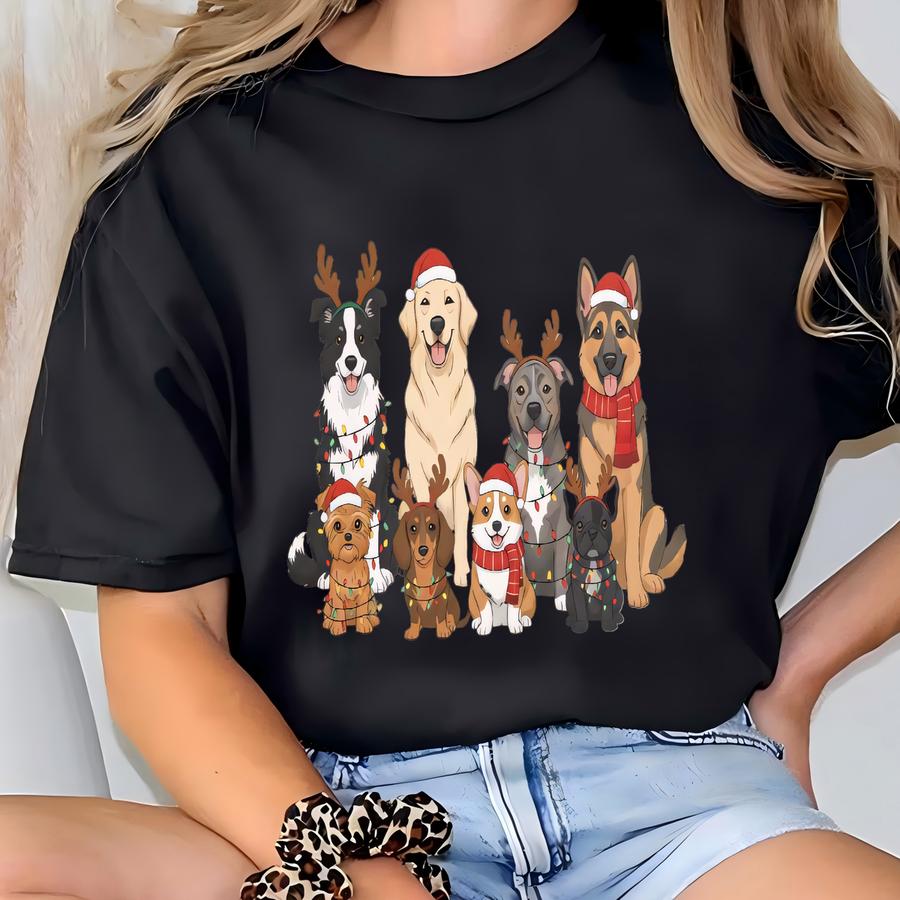Christmas Dog Sweatshirt, Dog Owner Christmas Gift, Dog Christmas Sweatshirt, Christmas Sweater, Holiday Sweater, Christmas Shirt, Dog Gift T-shirt