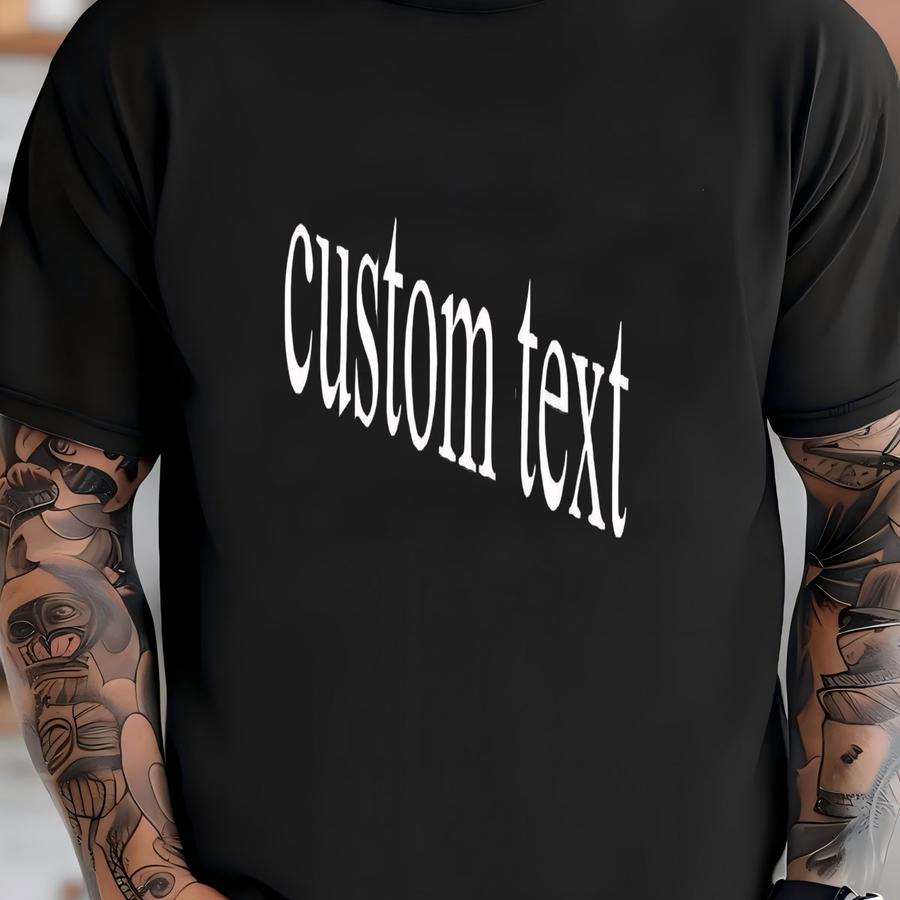 ® Custom Text Shirt, Personalized Shirt, Personalized Name Shirt, Custom Shirt For Women, Christmas Gift For Her T-shirt