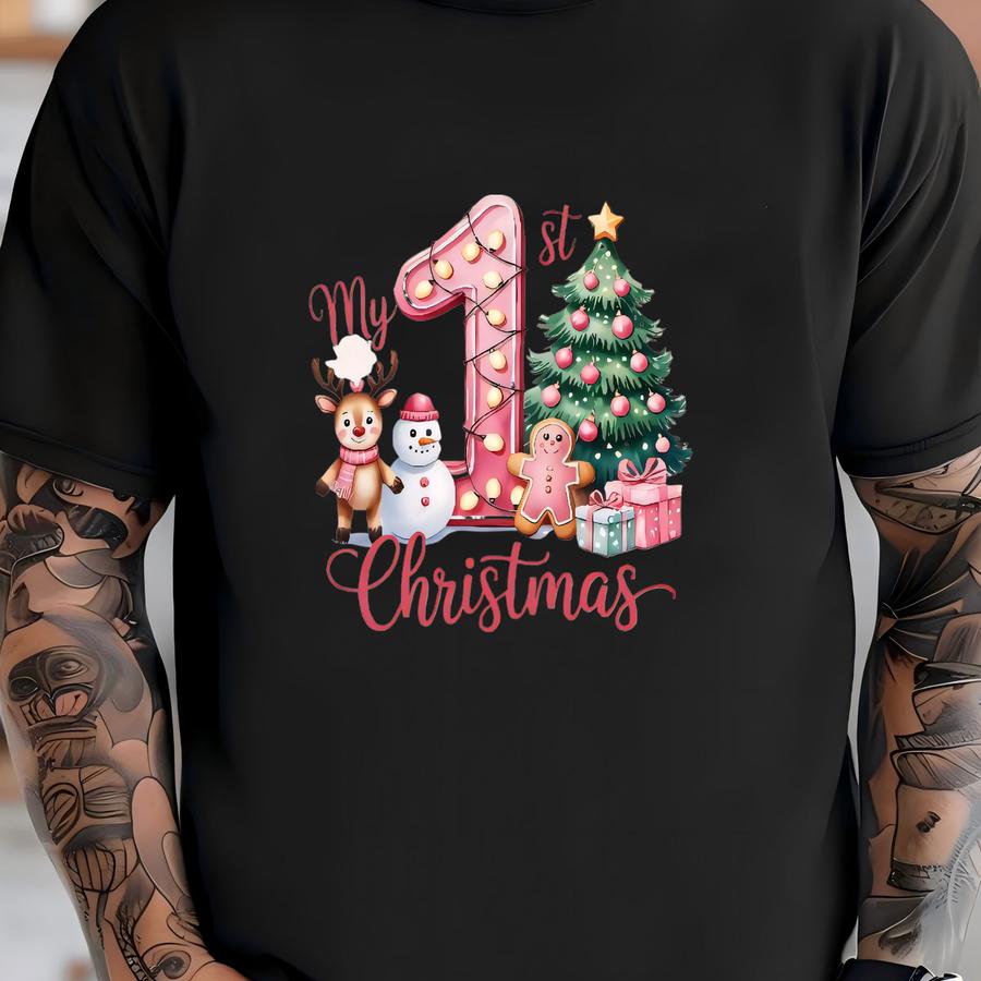 First Christmas Baby ® - Baby First Christmas ® - My 1st Christmas ® - Cute Christmas Baby Gift T-shirt