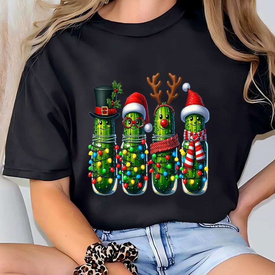 Christmas Pickle Sweatshirt, Xmas Pickle Sweater, Holiday Sweater, Xmas Hoodie, Pickle Lover Gift, Christmas Sweatshirt, Xmas Pickle Humor T-shirt