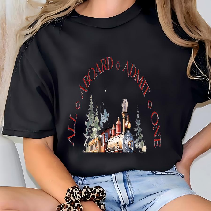 Polar Express Hoodie, Christmas Gift For Family, Xmas Crewneck Hoodie, Merry Christmas Hoodie, Christmas Gift Ideas, Christmas Polar Express T-shirt