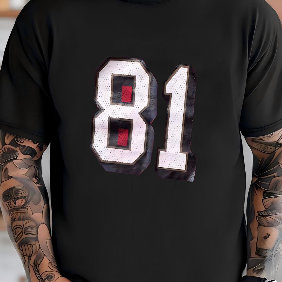 Vintage 90’s San Francisco 49ers Football Custom Crop #81 Owens Jersey Small T-shirt