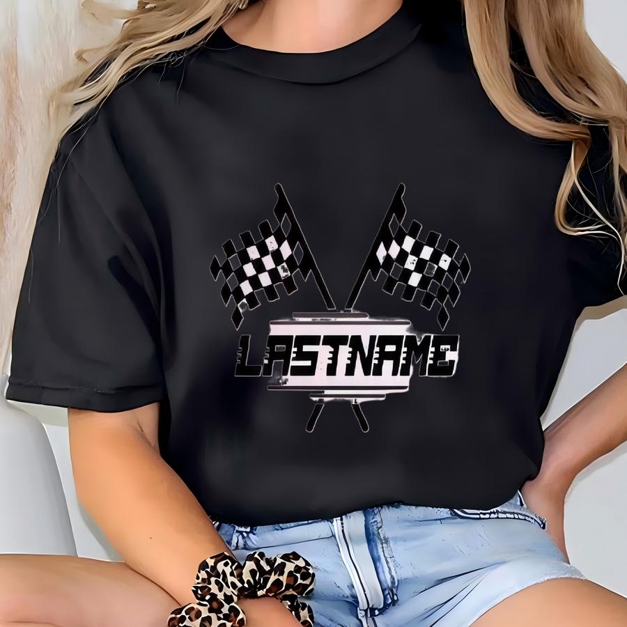 Custom Racing Shirt, Personalized Motocross Tee, Funny Pit Crew Outfit T-shirt