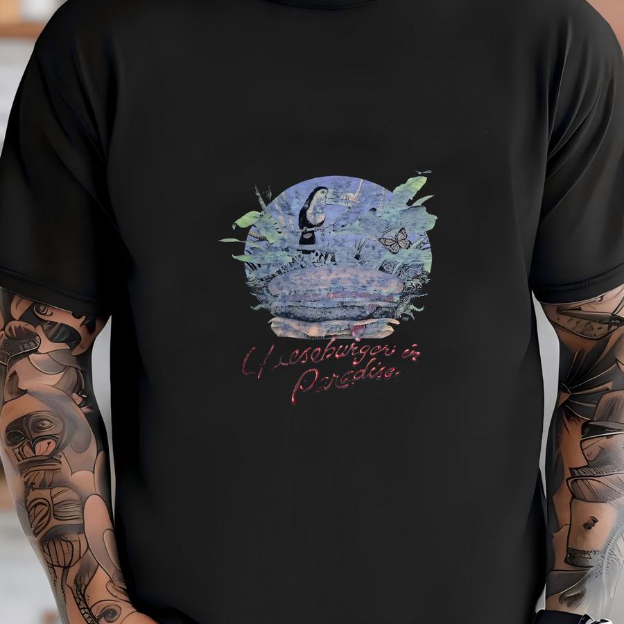 Vintage 1985 Cheeseburger In Paradise Hoodie Size Xl Caribbean Soul Art Tee Jimmy Buffett Song Parody Tropical Island Foodie Beach Vacation T-shirt