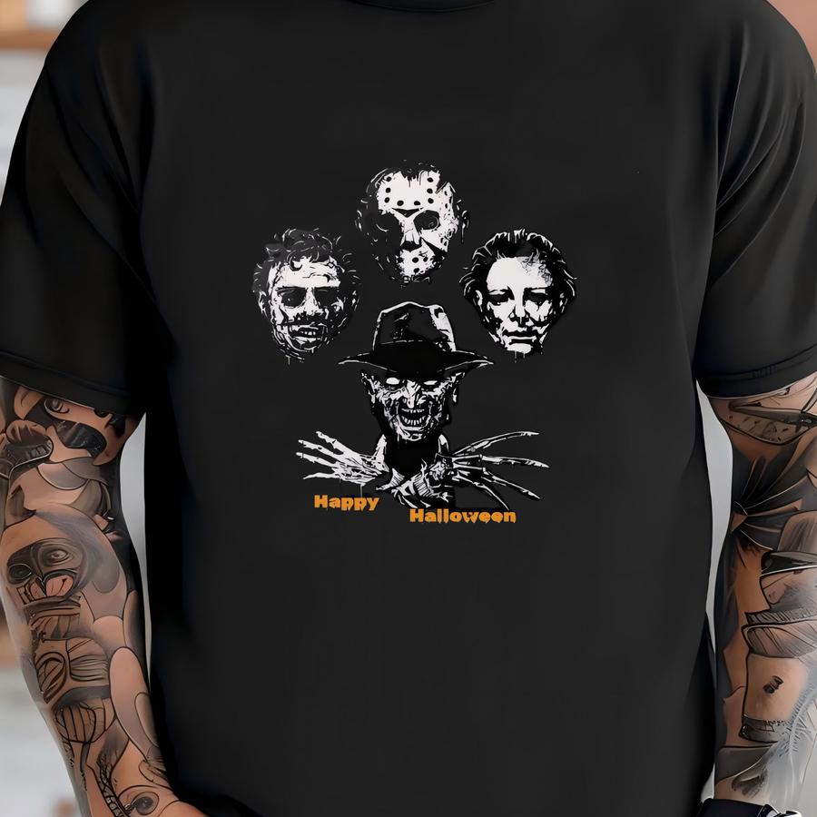 Horror Movie Enjoyer Phone Case Halloween Scary Friday The 13th, Iphone 17 16 15 14 13 12 11 Pro Max, Nightmare Rapsody,jason,freddy,myers T-shirt