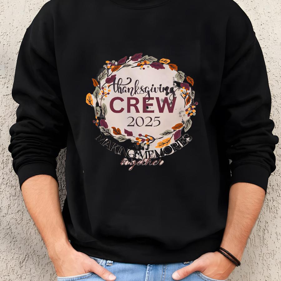 Custom Family Thanksgiving 2025 Matching Shirt, Personalized Family Thanksgiving Dinner Shirts, Autumn Family T-shirts, Pumpkin Season Tg26 Sweatshirt