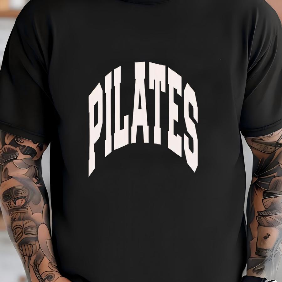 Pilates Lightweight Cotton Crewneck Sweatshirt | Gift For Her, Athleisure Sporty Athleitc Pullover Sweater | Pilates Princess T-shirt