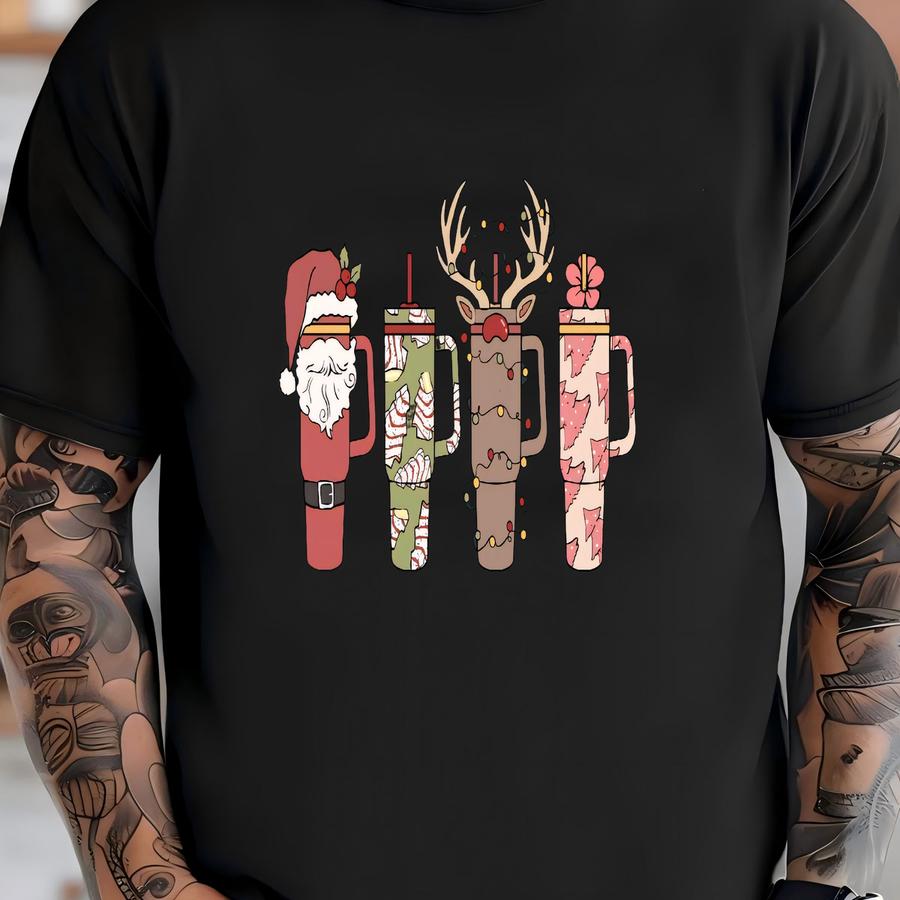 Christmas Coffee Sweatshirt, Christmas Sweatshirt, Christmas Shirt, Coffee Lover Gift Worker Winter Christmas Snowman Latte Coffee Lover T-shirt