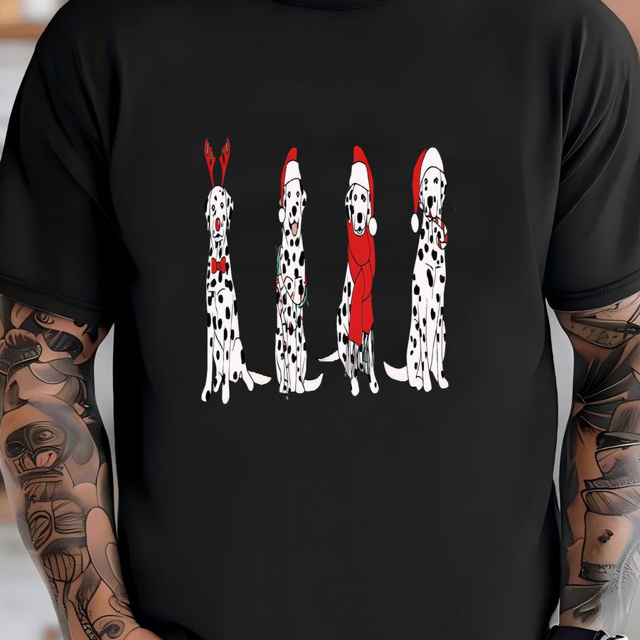 Dalmatian Christmas Sweatshirt | Christmas Dog Sweater | Dog Lover Gift | Dalmatian Mom Sweatshirt | Holiday Sweater | Xmas Dalmatian Gifts T-shirt