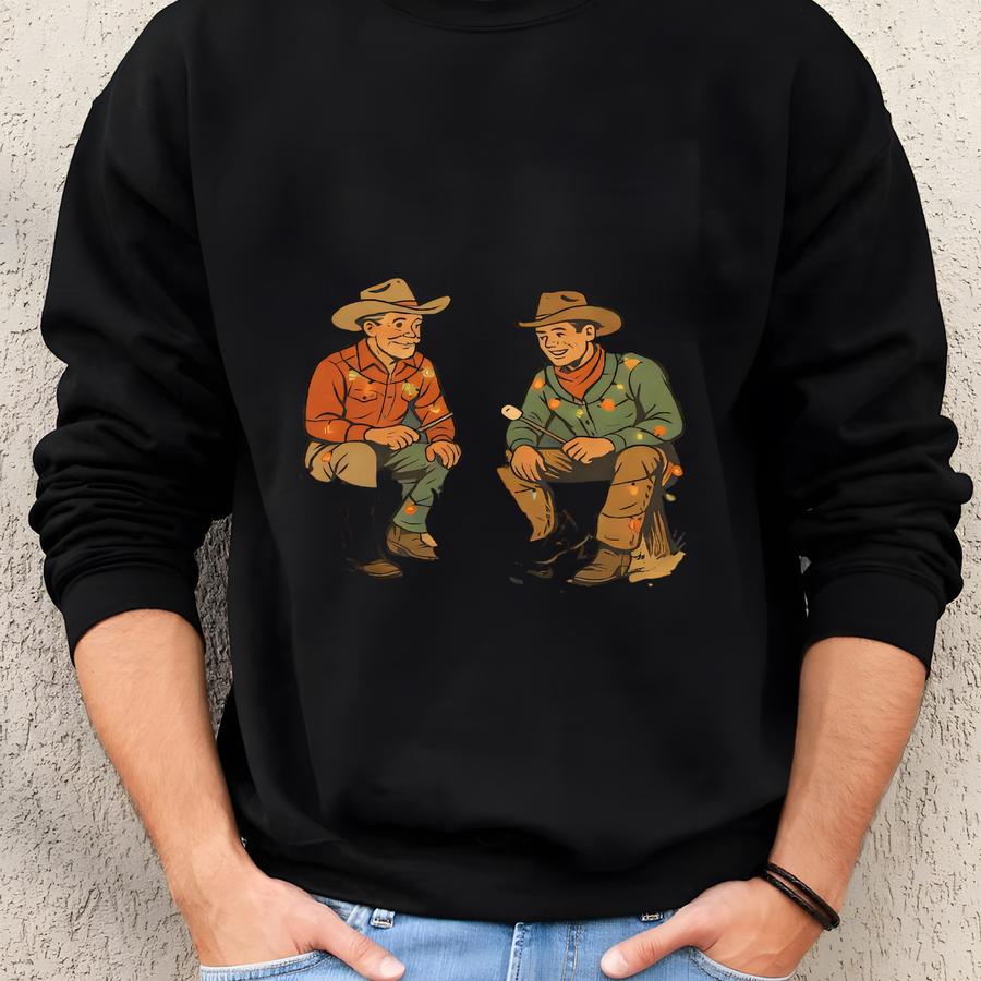 Cowboy Christmas Shirt Sweatshirt