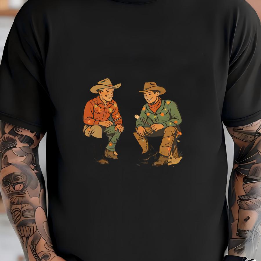 Cowboy Christmas Shirt T-shirt