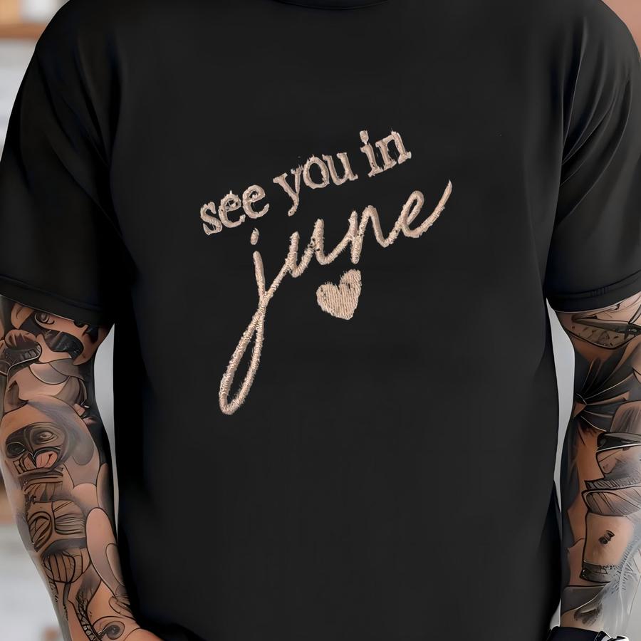 Personalized See You In September Expected Month S® Brand Pregnancy Announcement S® Custom Girl Boy Baby Name T-shirt