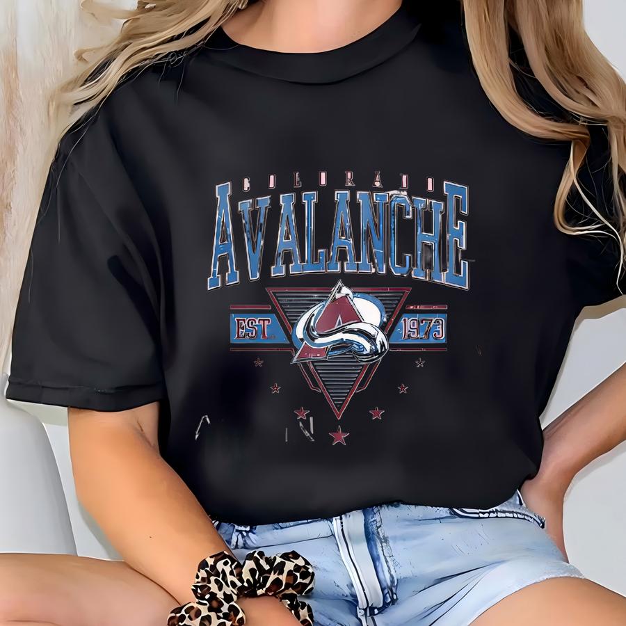 Colorado Avalanche Sweatshirt Crewneck, Avalanche Youth Sweatshirt, Colorado Hockey Toddler Tee, Avalanche Hockey Hoodie Sweater, Baby Tee T-shirt