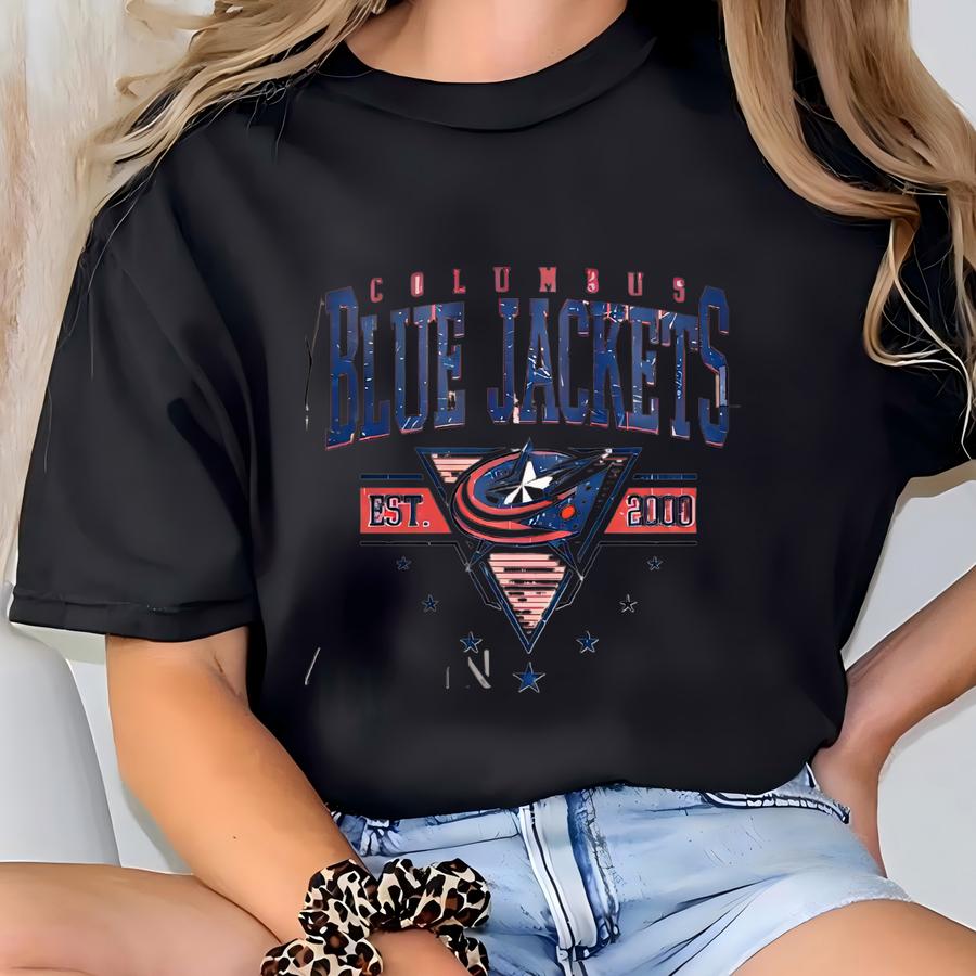 Columbus Blue Jackets Sweatshirt Crewneck, Blue Jackets Youth Sweatshirt, Columbus Hockey Toddler Tee, Blue Jackets Hockey Sweater, Baby Tee T-shirt